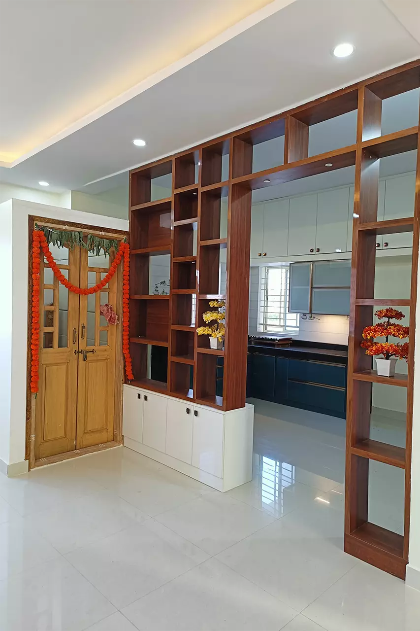 Pooja Door with Kitchen